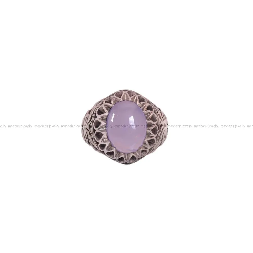 انگشتر عقیق سوسنی مردانه کد 1320