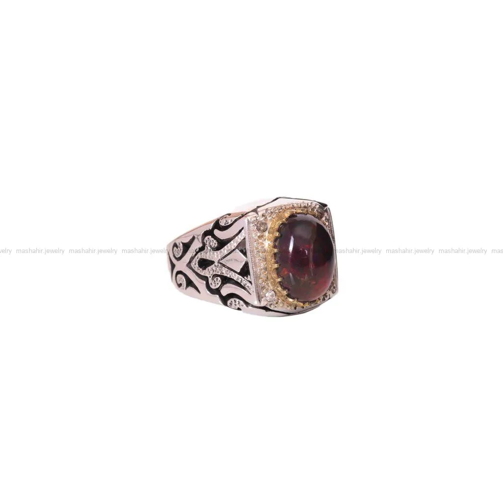 انگشتر اوپال مردانه کد 1386