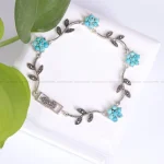 دستبند فیروزه زنانه کد 1543