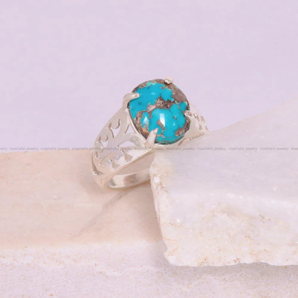 انگشتر فیروزه شجری زنانه کد 1577
