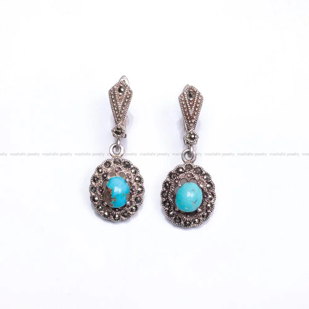 گوشواره فیروزه زنانه کد 880