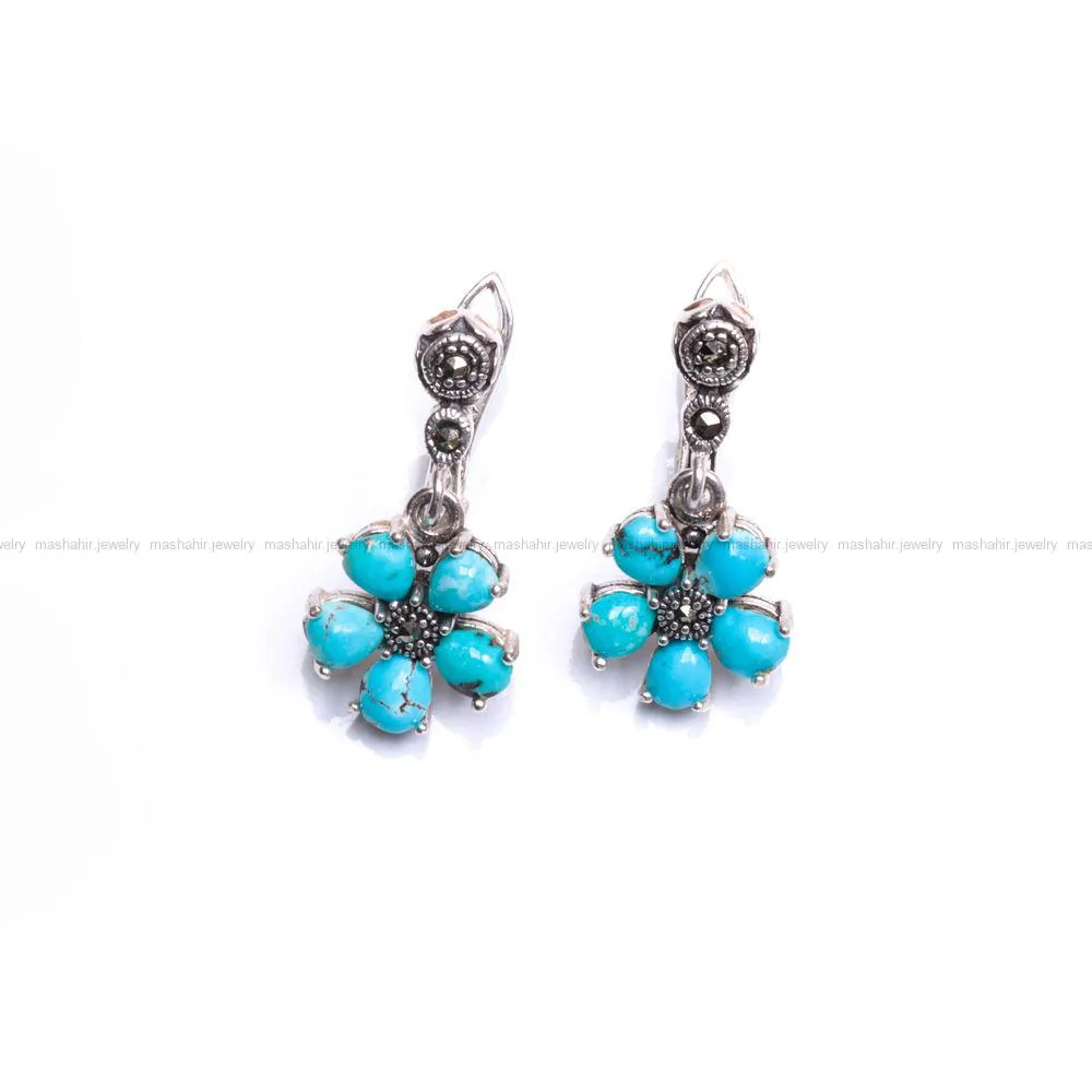 گوشواره فیروزه زنانه کد 888