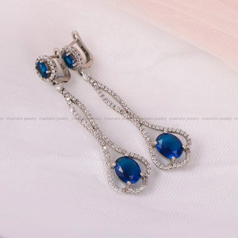 گوشواره توپاز زنانه کد 2166