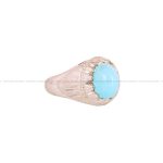 انگشتر فیروزه عجمی مردانه کد 4058
