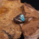 انگشتر فیروزه شجری مردانه کد 1892