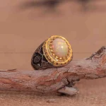 انگشتر اوپال مردانه کد 1285