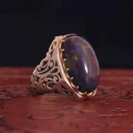 انگشتر اوپال مردانه کد 1323