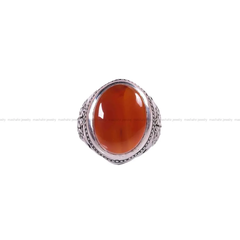 انگشتر عقیق مردانه کد 1332