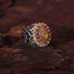 انگشتر اوپال مردانه کد 1350