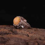 انگشتر اوپال مردانه کد 1357