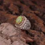 انگشتر اوپال مردانه کد 1363