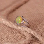 انگشتر اوپال مردانه کد 1371