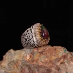 انگشتر اوپال مردانه کد 1403