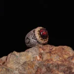 انگشتر اوپال مردانه کد 1407