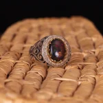 انگشتر اوپال مردانه کد 1424