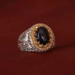 انگشتر اوپال مردانه کد 1426