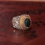 انگشتر اوپال مردانه کد 1430