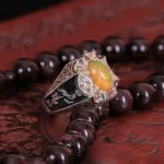 انگشتر اوپال مردانه کد 1473