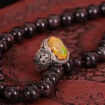 انگشتر اوپال مردانه کد 1474