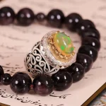 انگشتر اوپال مردانه کد 1487