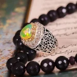 انگشتر اوپال مردانه کد 1490