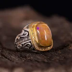 انگشتر اوپال مردانه کد 1787