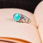 انگشتر فیروزه شجری مردانه کد 2716