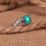 انگشتر فیروزه شجری مردانه کد 2720