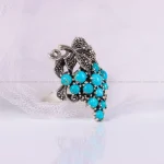 انگشتر فیروزه شجری زنانه کد 2745