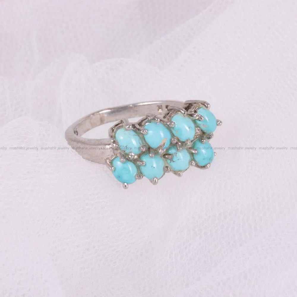 انگشتر فیروزه شجری زنانه کد 2747
