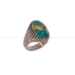 انگشتر فیروزه شجری مردانه کد 2778