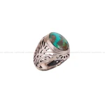 انگشتر فیروزه شجری مردانه کد 2791