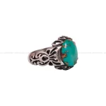 انگشتر فیروزه شجری مردانه کد 2797