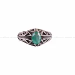 انگشتر زمرد مردانه کد 4630