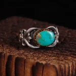 انگشتر فیروزه شجری مردانه کد 2929