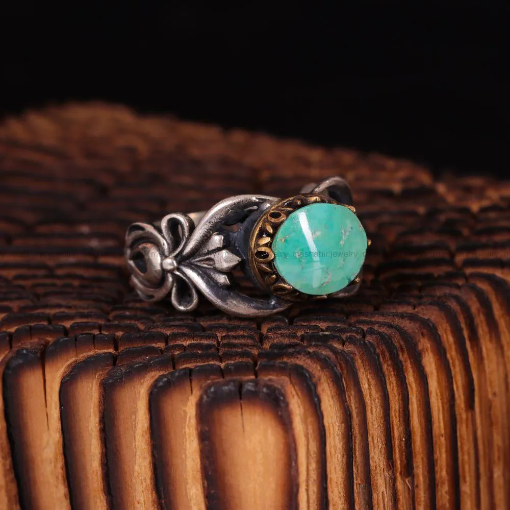 انگشتر فیروزه شجری مردانه کد 2937