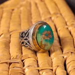انگشتر فیروزه شجری مردانه کد 2967