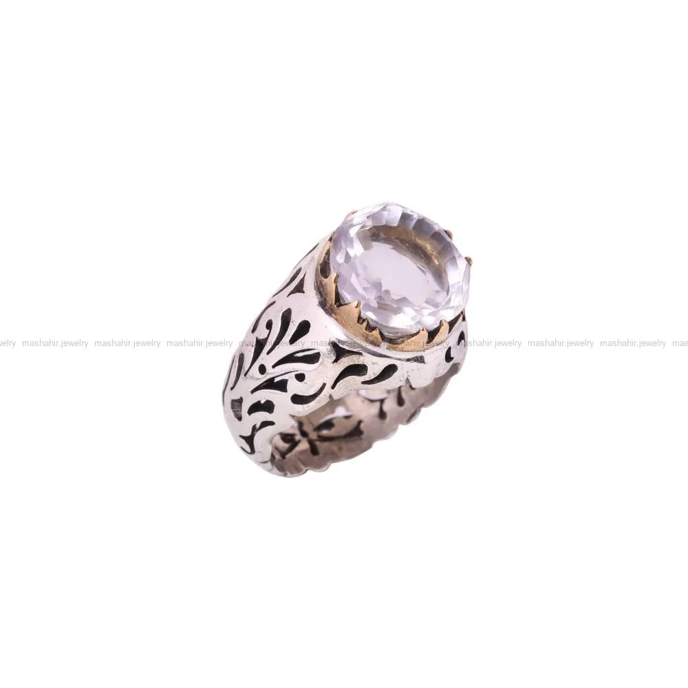 انگشتر دُر نجف مردانه کد 4599