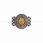 انگشتر اوپال مردانه کد 4612