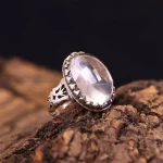 انگشتر دُر نجف مردانه کد 4598