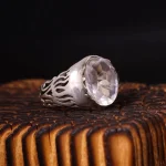 انگشتر دُر نجف مردانه کد 4602