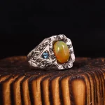 انگشتر اوپال مردانه کد 4604