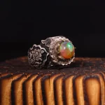 انگشتر اوپال مردانه کد 4607