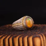 انگشتر اوپال مردانه کد 4609