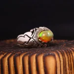 انگشتر اوپال مردانه کد 4610