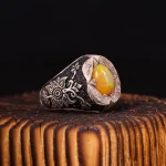 انگشتر اوپال مردانه کد 4611