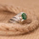 انگشتر زمرد مردانه کد 4631