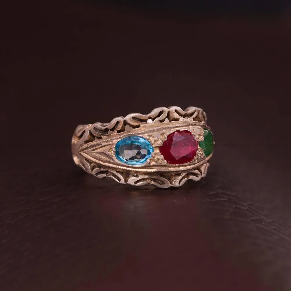 انگشتر میکس مردانه کد 4664