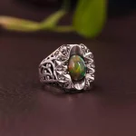 انگشتر اوپال مردانه کد 4733