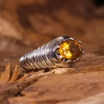 انگشتر زبرجد مردانه کد 4743